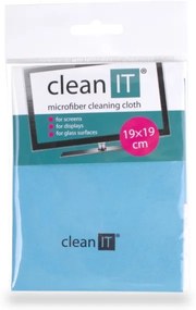 CLEAN IT CL-710 - Panno di pulizia in microfibra 19x19 cm blu