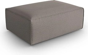 Pouf Mackay in tessuto vellutato - L100 cm