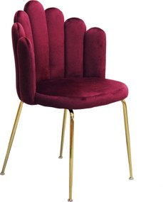 FLOW - sedia di design moderno in velluto