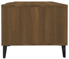 Tavolino da Caffè Rovere Marrone 102x50x40 cm Legno Multistrato