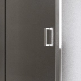 Cabina doccia angolo 120x70 vetro opaco altezza 180cm  K410NS - KAMALU