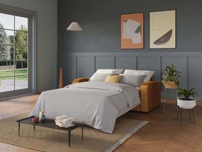 Lebron Divano letto matrimoniale in velluto morbido T01 oro