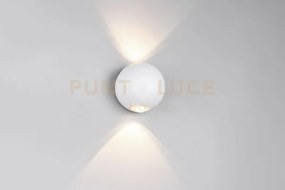Avisio applique da esterno led 4w 500lm, 3000k sfera bi-emissione b...