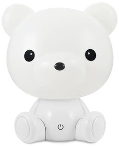 Lampada notturna LED dimmerabile per bambini 2,5W/230V orsacchiotto bianco