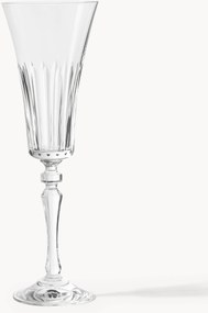 Set di 4 flute da champagne in cristallo Alessio