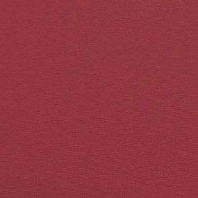 Cuscini per Sedie 4 pz Rosso Vino 120x50x3 cm in Tessuto