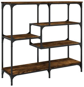 Tavolo consolle rovere fumo 103x32x95 cm legno multistrato