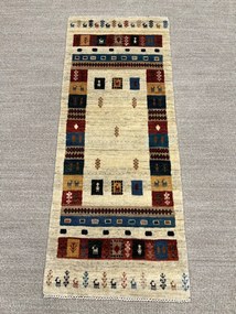 Gashguli Tappeto persiano 60x150 Beige (Iran) Annodato A Mano
