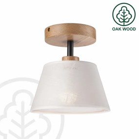 Brilagi - LED  Lampadario a plafone ANTHONY 1xE14/60W/230V quercia/bianco
