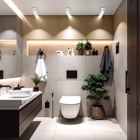 Brilagi - Luce Spot da bagno SELE 1xGU10/30W/230V IP44 cromo lucido