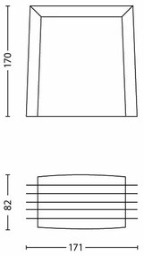 Philips - Applique da esterno SHADES 1xE27/15W/230V IP44 antracite