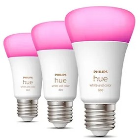 Philips Hue White/Color Amb. 6,5W Bluetooth E27 Lampadina 3pcs - Philips Hue