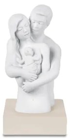 BONGELLI PREZIOSI STATUETTA BUSTO FAMIGLIA H 15 cm