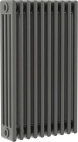Termosifone in acciaio tubolare 4 colonne 10 elementi interasse 623 mm ERCOS Comby antracite