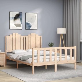 Giroletto Senza Materasso 140x200 Cm İn Legno Massello Di Pino /