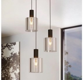 Eglo 98754 - Lampadario a sospensione con filo GOROSIBA 3xE27/40W/230V