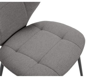 Sedie da pranzo in set grigie 2 pz Maori – Marckeric