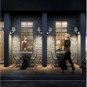 Gardino LX1791 - LED Applique da esterno VIOLA LED/7W/230V IP65