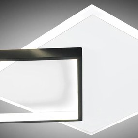 Plafoniera LED Paloma nero IP20 bianco naturale, 3000 lumen NOVECENTO