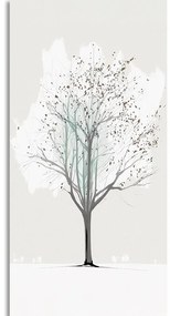 Stampa su tela – Albero invernale minimalista