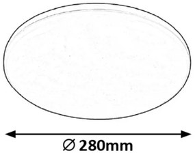 Rabalux 7979 - Plafoniera LED da esterno ERIC LED/24W/230V IP64