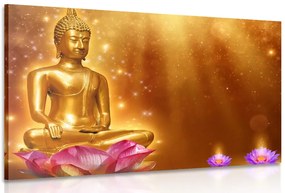 Quadro su tela – Buddha dorato