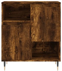 Credenza rovere fumo 60x35x70 cm in legno multistrato