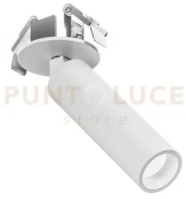 Gfa1480c- faretto ad incasso orientabile 1 luce attacco led 3000k 5...