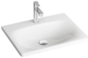 Ravak XJX01250000 - Lavabo da incasso BALANCE 50x46,5 cm ceramica/bianco