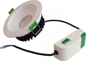 Faro da incasso LED 10W 3in1 IP44 Dimmerabile Foro ø89mm - 109mm Colore Bianco Variabile CCT