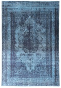 Vintage Tappeto 190 x 280 Blu (Iran) Annodato A Mano