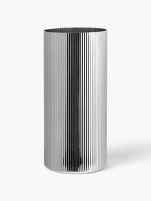 Vaso in acciaio inossidabile con struttura rigata Bernadotte, alt. 26 cm