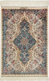 Ghom Tappeto 90 x 60 (Iran) Annodato A Mano