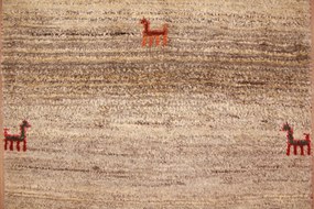 Gabbeh Tappeto 100 x 140 (Iran) Annodato A Mano