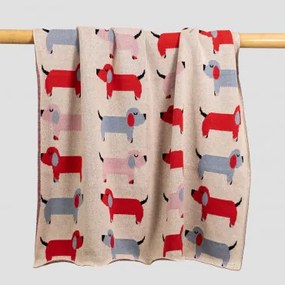 Coperta in cotone Dabyd Kids Beige Crema - Sklum