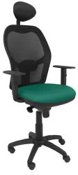 Sedia Ufficio con Poggiatesta Jorquera PC ALI456C Verde Smeraldo