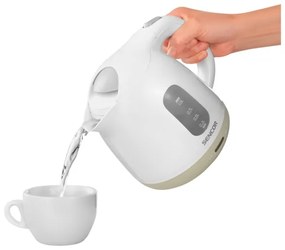 Sencor - Bollitore 1 l 1100W/230V bianco/beige