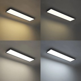 Pannello LED nero rettangolare con LED dimmerabile a 3 livelli - Reeves