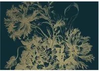 KEK Amsterdam Carta da parati panoramica Engraved Flowers Gold 8 - XL