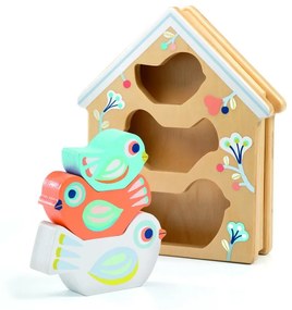 Puzzle in legno per bambini Casa dell'uccello - Djeco