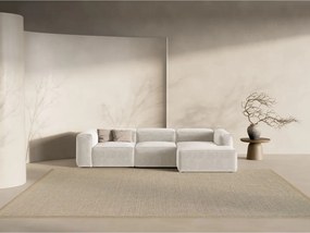 Divano angolare beige (con penisola a destra/con chaise lounge) Bergamo – Cosmopolitan Design
