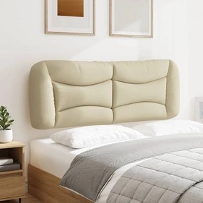 Cuscino testiera crema 120 cm in tessuto