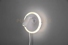 Jordan applique led 2w 200lm, 3000k- 5w550lm, 3000k bianca doppia i...