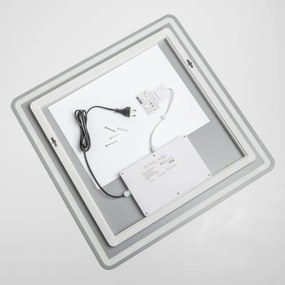 Brilagi - Specchio da bagno riscaldato con retroilluminazione LED dimmerabile BELLA LED/16W/230V 60x60 cm IP44