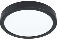 Plafoniera Moderna Fueva 5 In Acciaio Nero Luce Led 17W 3000K Ip20