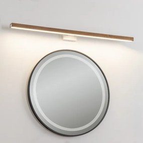 Brilagi-Illuminazione a LED per specchi da bagno WOODY MIRROR LED/15W/230V IP44 quercia/bianco