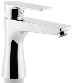 FERRO - Miscelatore per lavabo + piletta ALGEO SQUARE cromo lucido