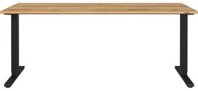 Tavolo da lavoro ad altezza regolabile elettricamente con piano in rovere 80x180 cm Lissabon - Germania