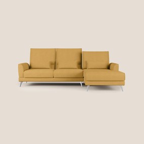 Tommy Divano angolare con relax e schienali traslanti in microfibra smacchiabile T11
