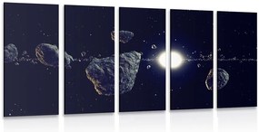 Quadri 5 pezzi – Meteoriti